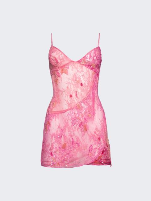 ROBERTA EINER Embroidered Fairy Dress Pink