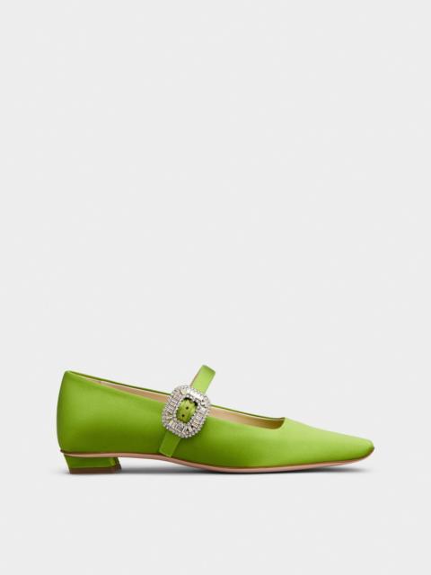 Roger Vivier Belle Vivier Mary Janes in satin