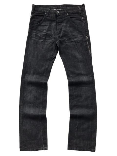 Neil Barrett Rare NEIL BARRETT Buckle Back Flared Jeans