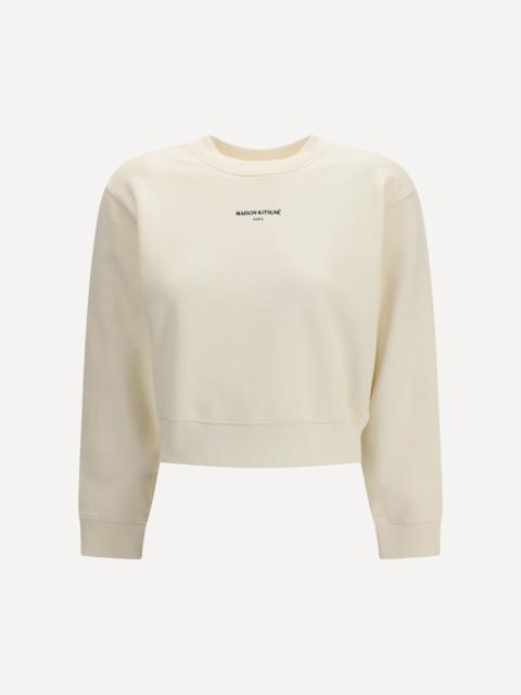 Maison Kitsuné Paris Cropped Sweatshirt
