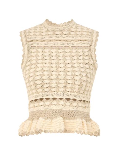 Zimmermann WANDERLUST CROCHET TANK