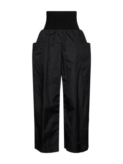 Alaïa Alaïa Women Black Shiny Nylon Track Pants