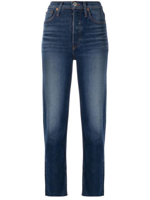 RE/DONE Stove Pipe high-rise jeans