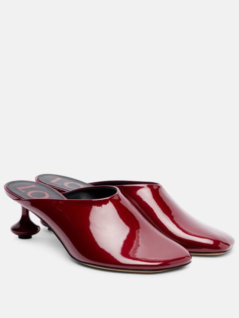 Loewe Toy 45 patent leather mules