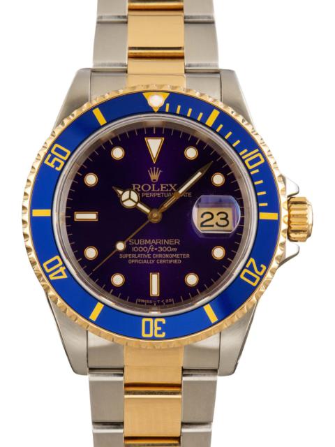 Rolex Submariner 16613 Two Tone Blue