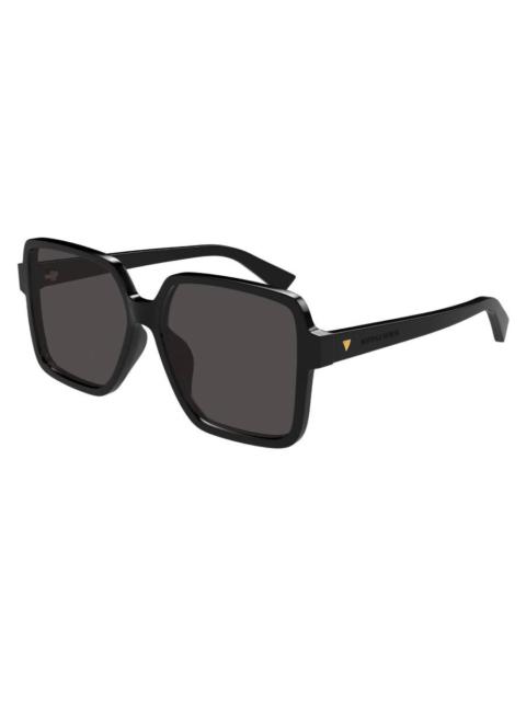 Bottega Veneta Bottega Veneta Grey Square Ladies Sunglasses BV1317SK 001 59