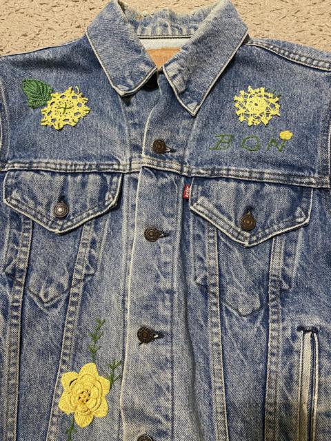 Other Designers Vintage - Levi’s x Bentgablenits Denim Embroidered Jacket
