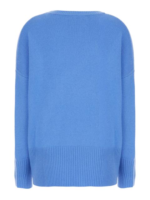 LISA YANG Lisa Yang Women Mila Sweater With Round Neck And Long Sleeves In Cashmere Light Blue Women