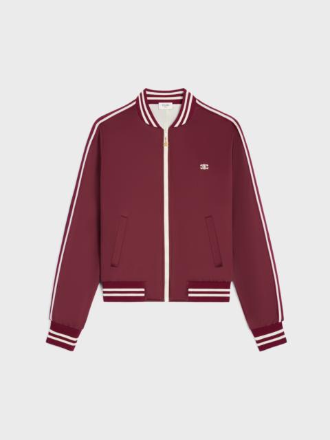 CELINE teddy tracksuit jacket IN DOUBLE FACE JERSEY