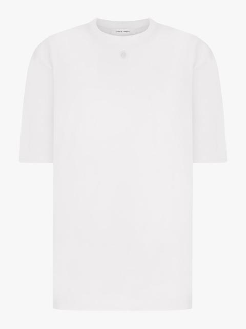 Craig Green EMBROIDERED HOLE T-SHIRT | CHALK