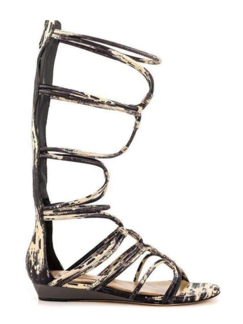 Other Designers BCBGMAXAZRIA - Brixton Leather Gladiator Flat Sandals