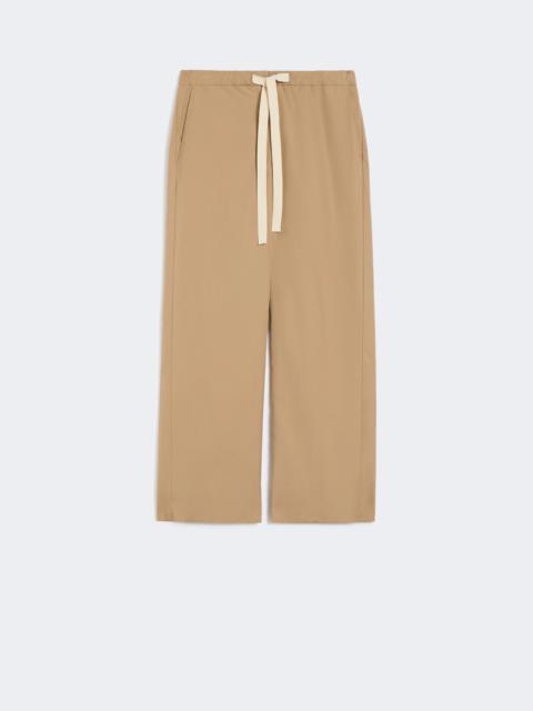 'S Max Mara Cotton drawstring trousers - DESERT