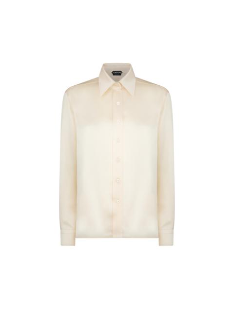 TOM FORD FLUID CHARMEUSE SILK SHIRT