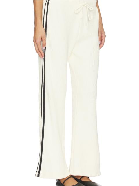 DONNI. The Thermal Stripe Crop Pant