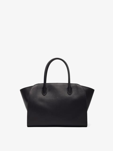 The Row Marlo 12 black leather bag