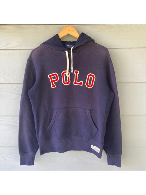 Vintage Polo Ralph Lauren Faded Big Logo Blue Sweatshirt