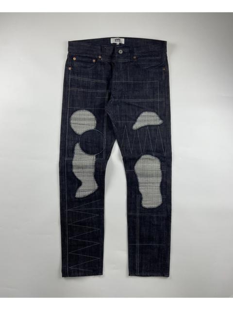 Junya Watanabe MAN Junya Watanabe Patchwork Distressed Denim