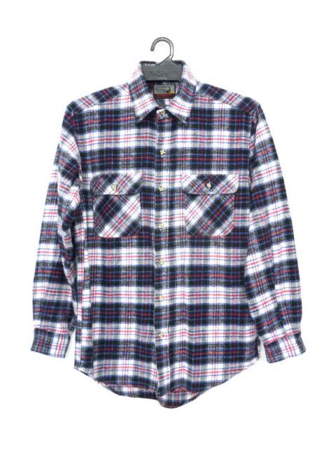 Other Designers Vintage EDWIN Outdoor Clothing Thick Flannel L/S Shirt