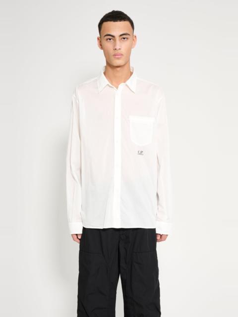 C.P. Company C.P. COMPANY SHIRT GAUZE WHITE