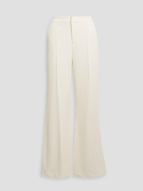 PatBO Merian textured-knit wide-leg pants