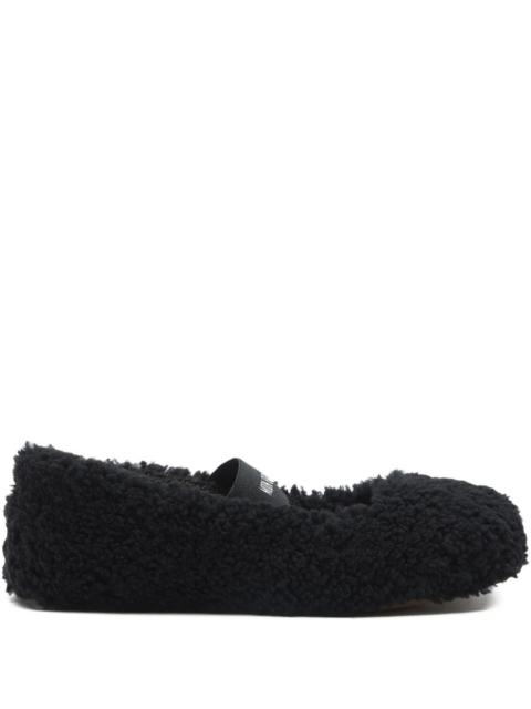 MOON BOOT Moon Boot Women Shearling Ballet Flats