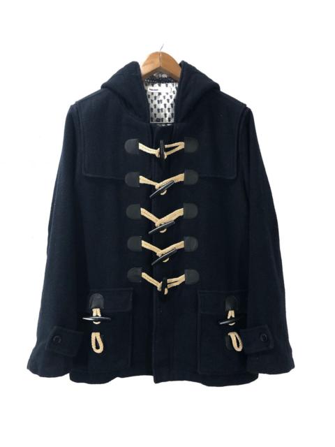 Other Designers Issey Miyake Ne-Net Tartan Wool Trench Coat cw21