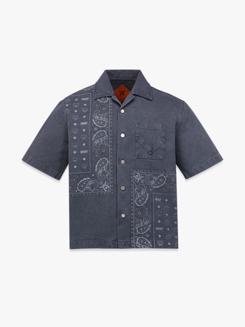 MCM MCM X KASINA Bandana Monogram Shirt in Oxford Cotton