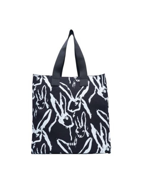 MSGM Rabbits Vertical Tote