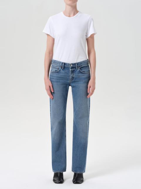 AGOLDE LOW RISE SLIM IN DOWNTOWN