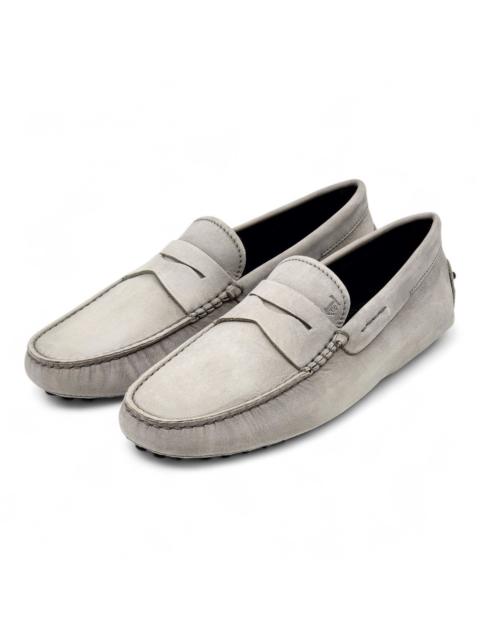 Tod's City Gommino Driving Loafers Gray UK 6 US 7.5 - NWB $695