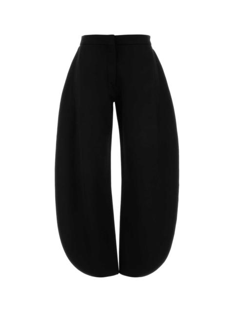 Alaïa Alaia Women Black Wool Petal Wide-Leg Pant