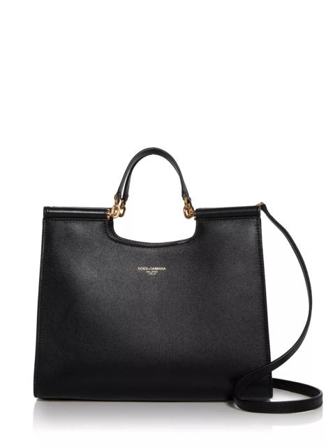 Dolce & Gabbana Sicily Small Leather Tote