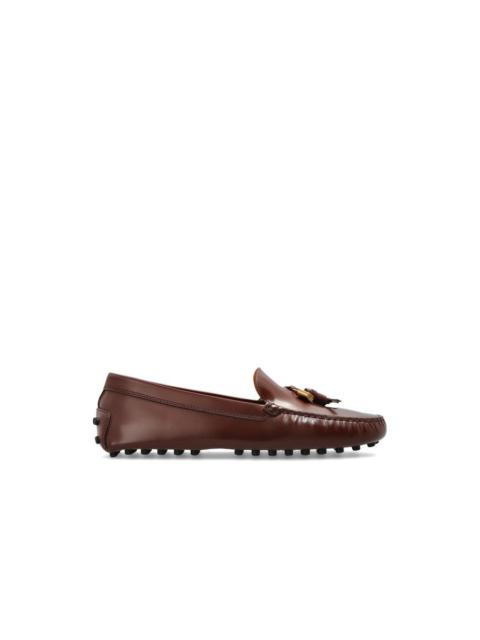 Tod's TOD’S Brown Leather Loafers New & Authentic (Women's size:9;