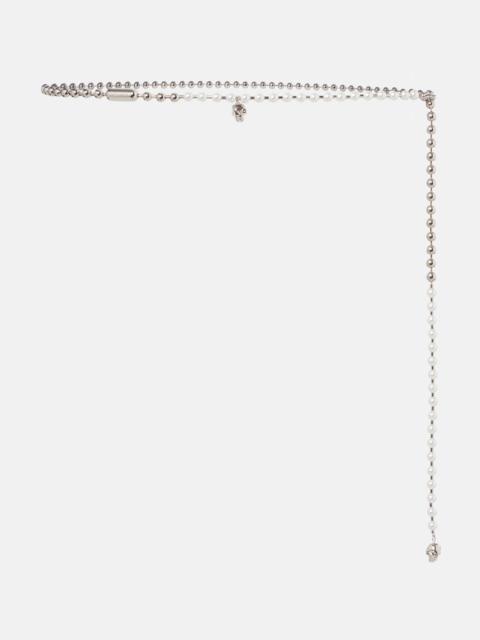 Alexander McQueen Skull embellished chain belt