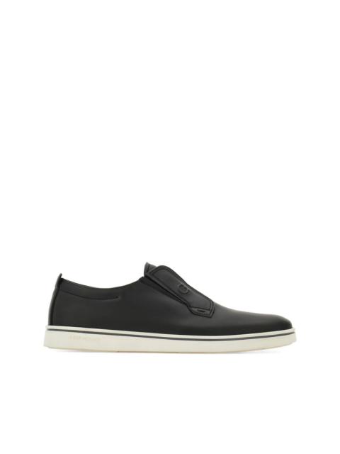 FERRAGAMO Ferragamo Black Trainers - Slip-Ons Men