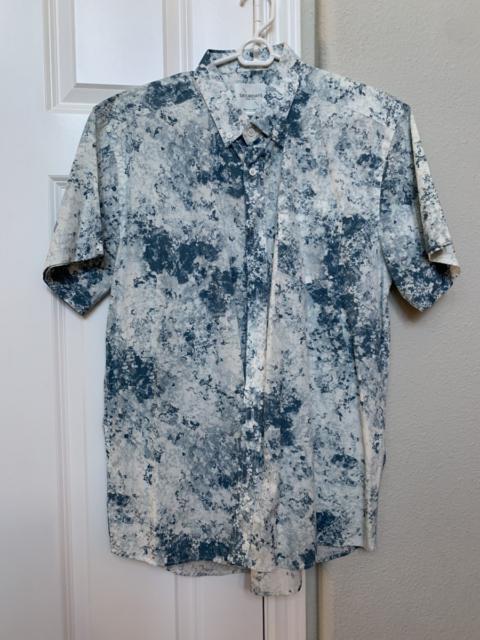 Other Designers Saturdays Surf Nyc - Blue white pattern shirt xl