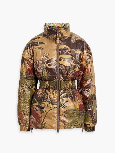 FARM RIO Reversible printed quilted shell jacket