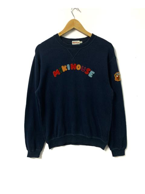 Other Designers Brand - Miki House Spellout Sweatshirt Navy Large