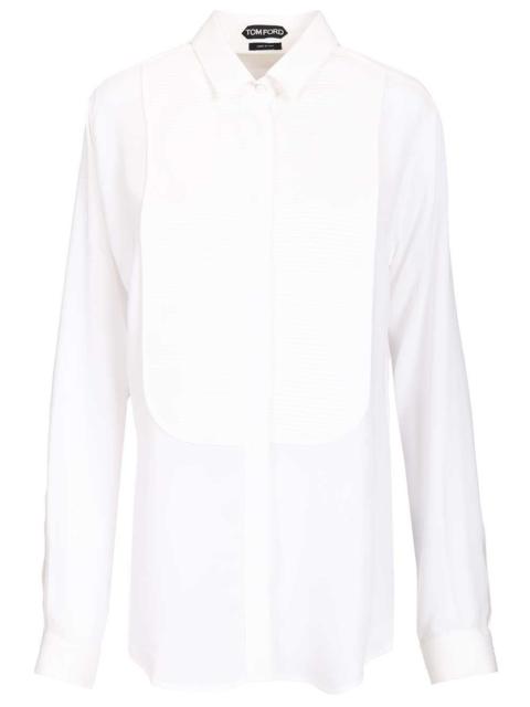 TOM FORD Tom Ford Women Silk Tuxedo Shirt