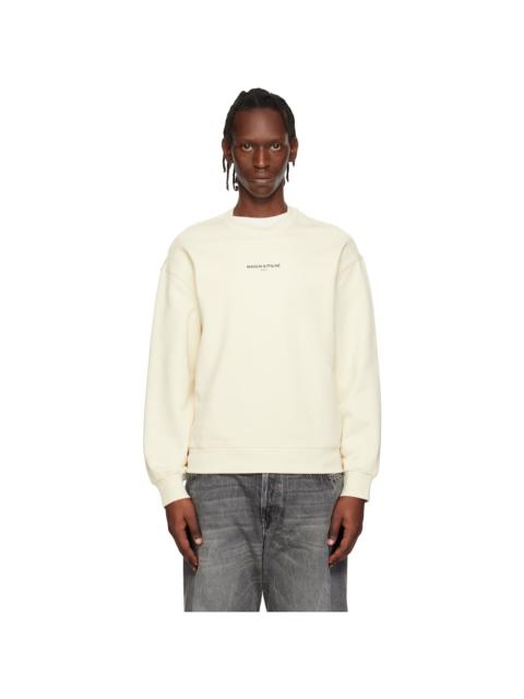 Maison Kitsuné Off-White 'Maison Kitsuné Paris' Comfort Sweatshirt