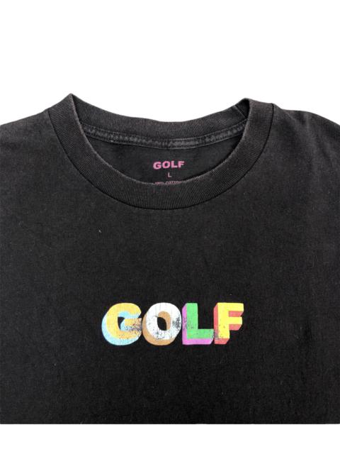 Other Designers Golf Wang - Golf Wang Colourful GOLF 3D Logo Font Tshirt