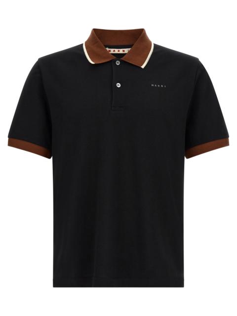 Marni Marni Men Polo With Contrasting Details