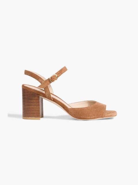 Stuart Weitzman Tia 75 suede sandals
