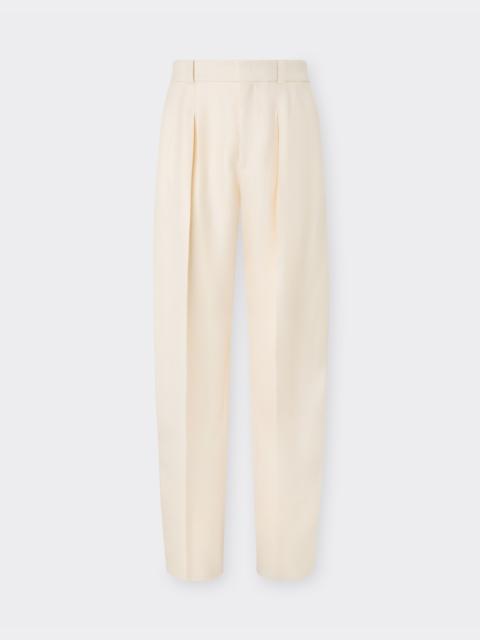 Ferrari Shantung silk trousers