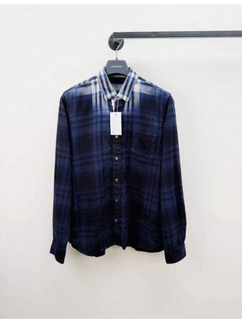 sacai Sacai check shirt in blue
