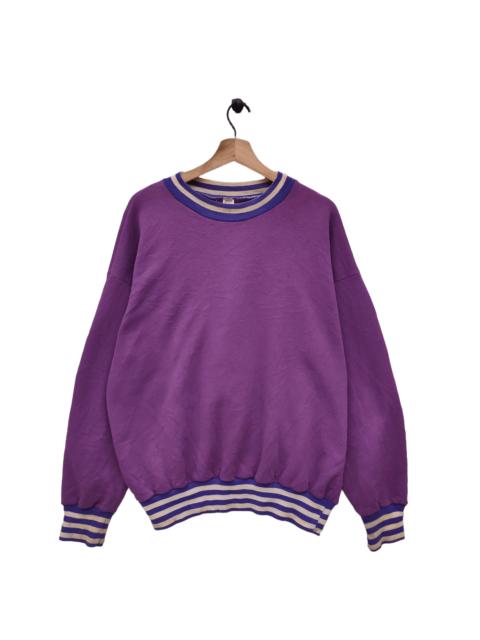 Other Designers Vintage - 80s Distressed Blank Sweatshirt Oversized Made in USA