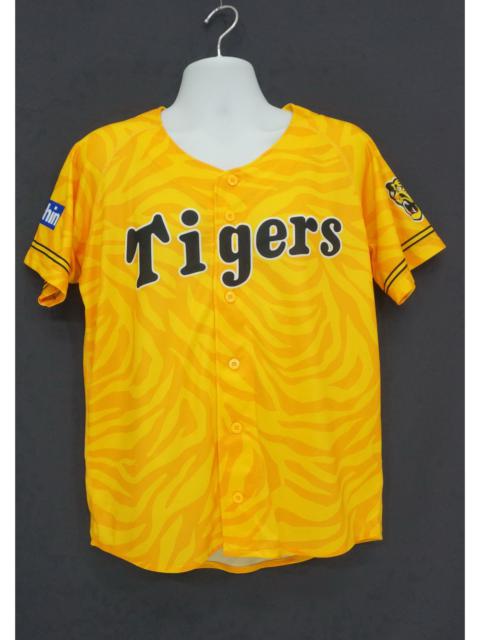 Other Designers MLB - HANSHIN TIGERS Official Club Polyester Yellow Camo Shirt