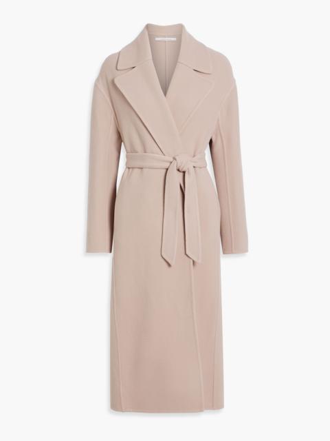 Another Tomorrow Belted wool-felt coat