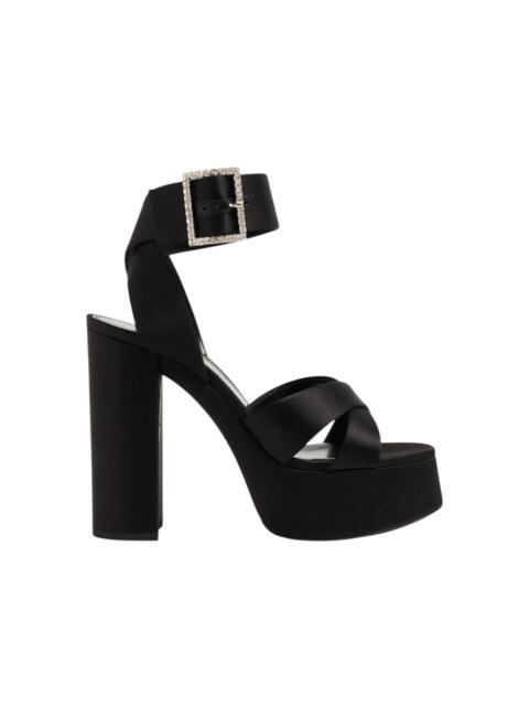 SAINT LAURENT Saint Laurent Bianca Platform Sandals Black (Women's)