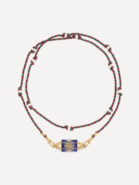 MARIE LICHTENBERG 18ct Gold Amour Toujours Locket Necklace